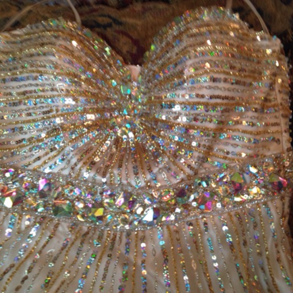 Jovani Ball Gown : Strapless, floor length dress;